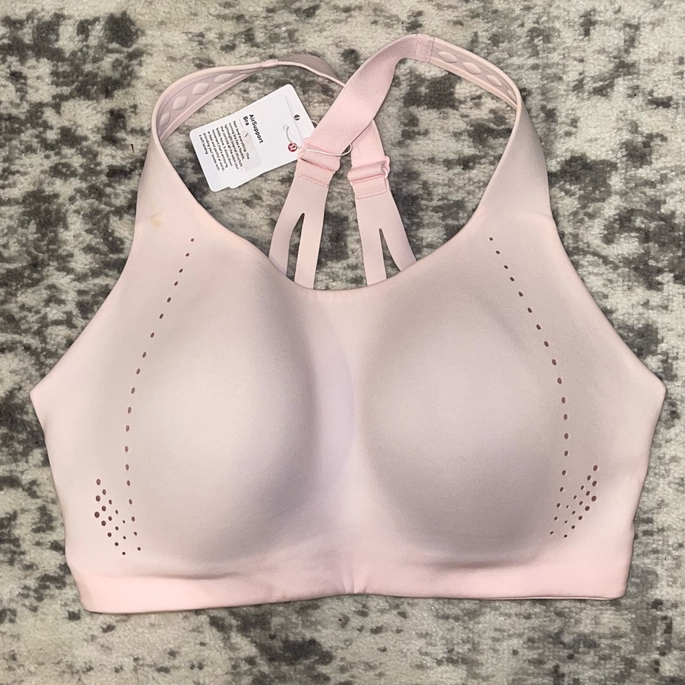 NWT 🍋Lululemon Air Support Bra 34DDD High Support Pink/Strawberry Milkshake